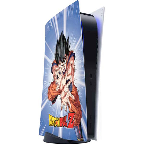 Dragon Ball Z Goku Kamehameha Blast PS5 Digital Edition Console Skin